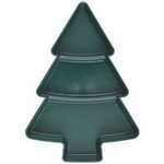 unique 10" Christmas Tree Shaped Serving Tray - 1ct.