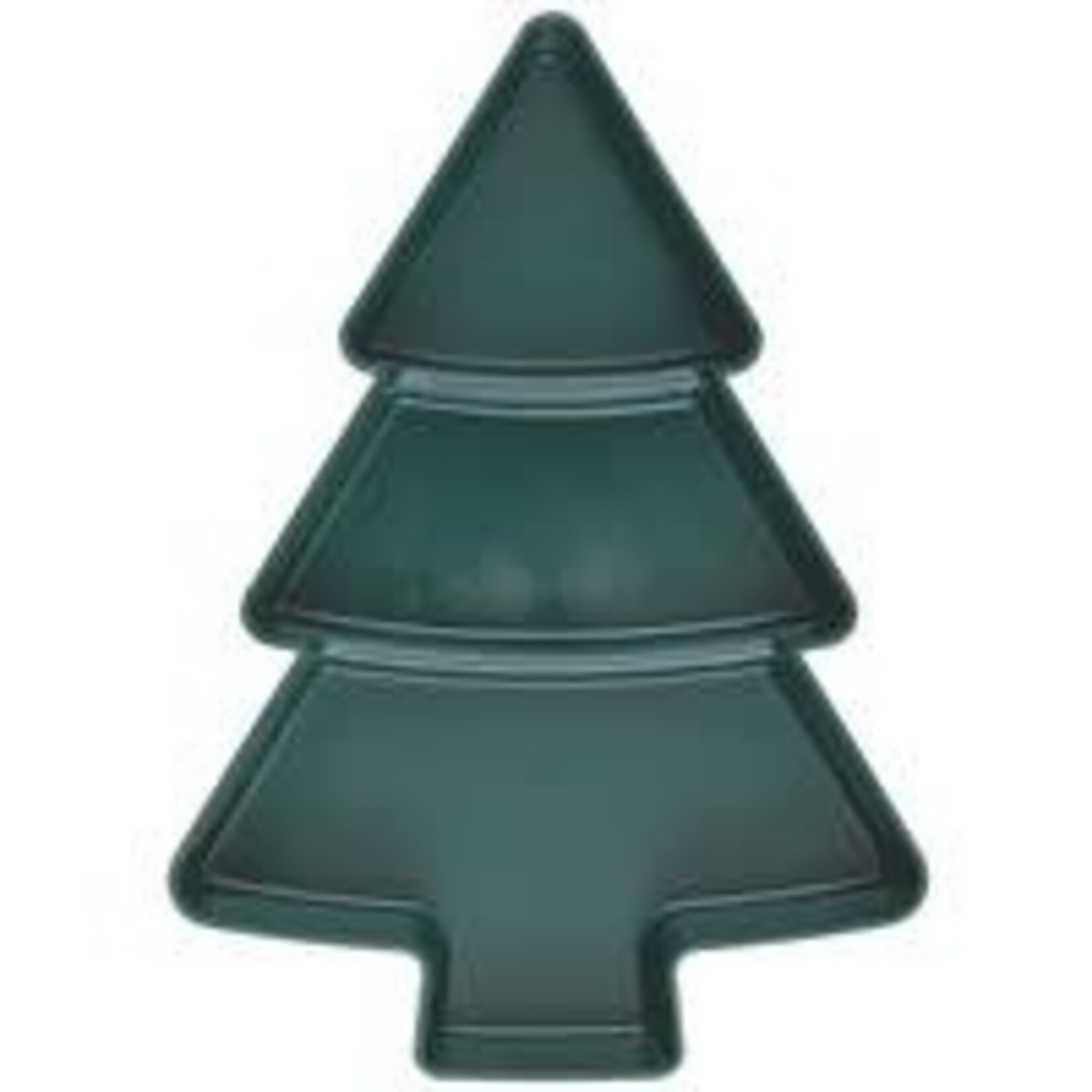 unique 10" Christmas Tree Shaped Serving Tray - 1ct.