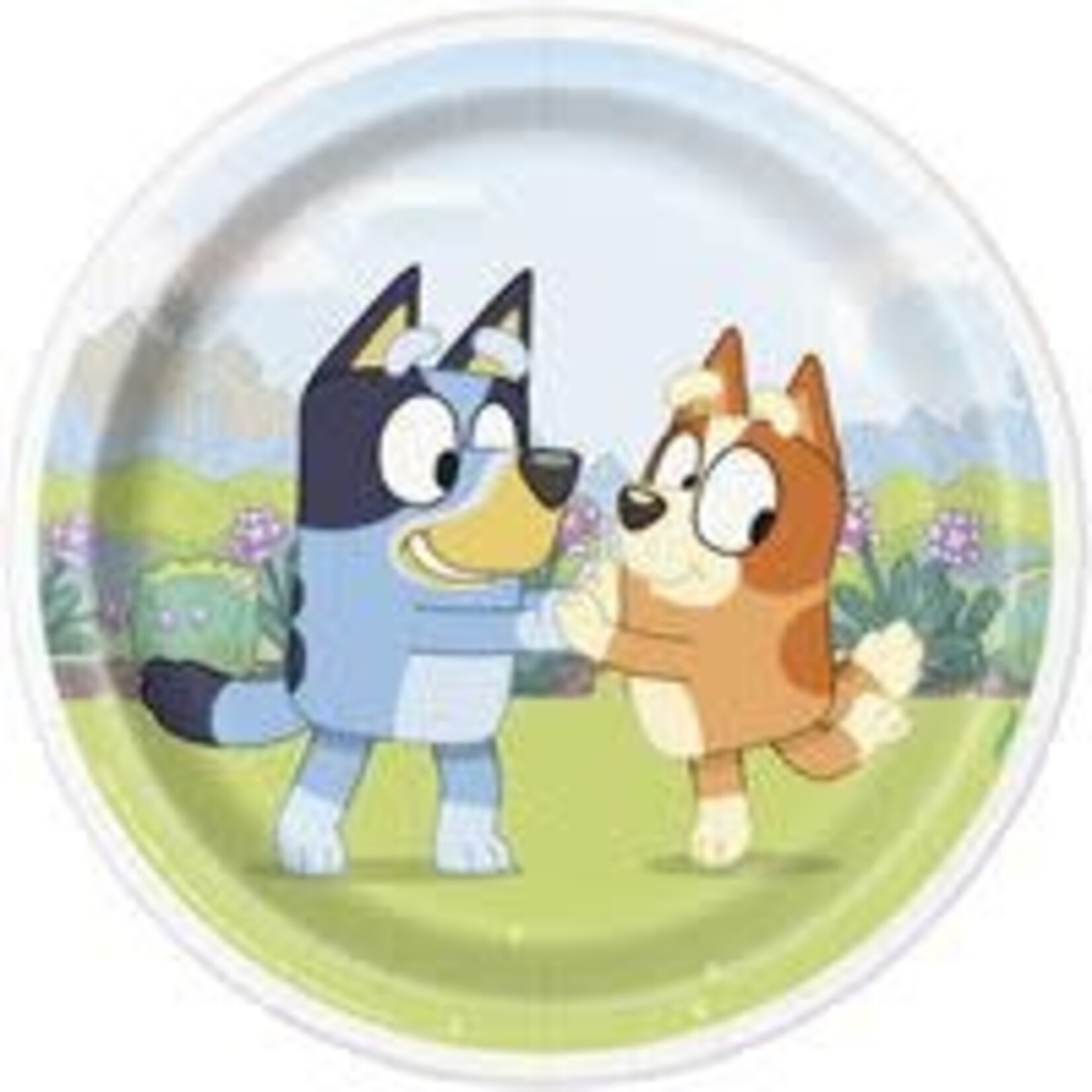 unique 7" Bluey Plates - 8ct.