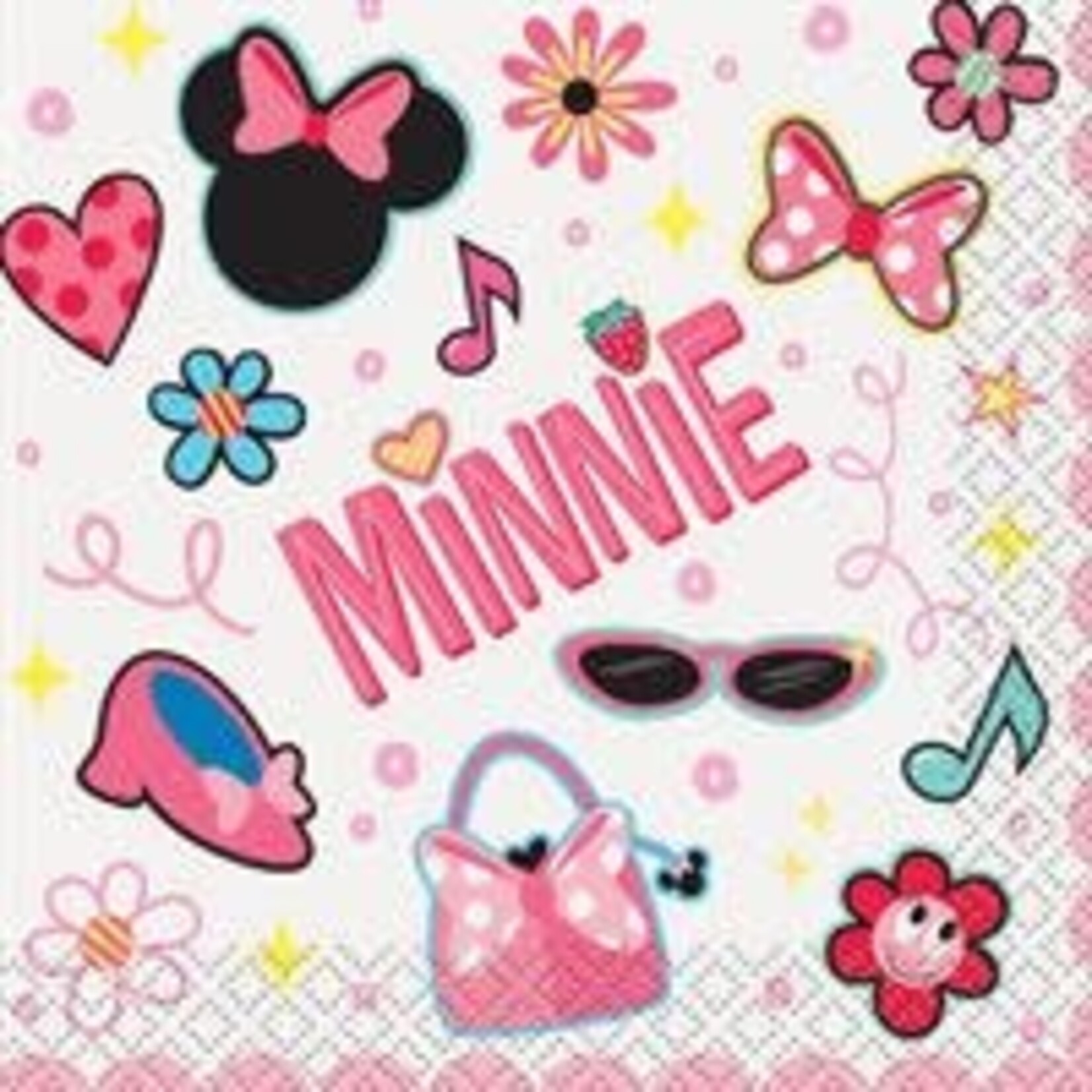 unique Minnie Mouse Beverage Napkins - 16ct.