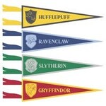 unique 14" Harry Potter Fabric House Pennant Favors - 4ct.