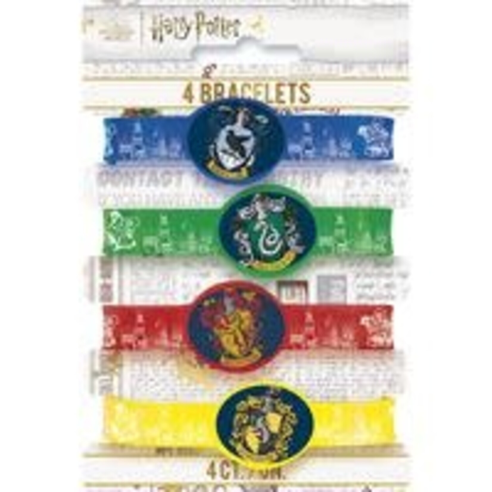 unique Harry Potter Rubber Favor Bracelets - 4ct.