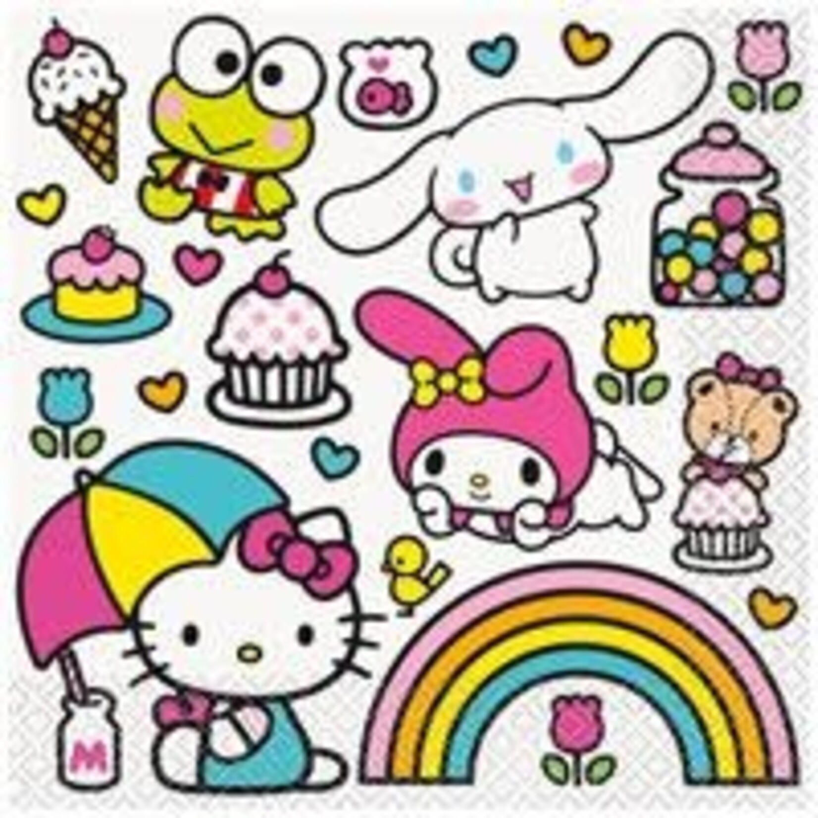 unique Hello Kitty Lunch Napkins - 16ct.