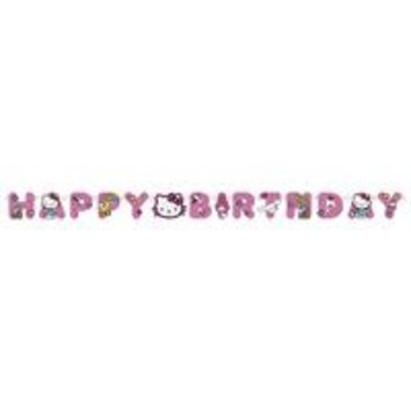 unique 6' Hello Kitty Birthday Banner - 1ct.