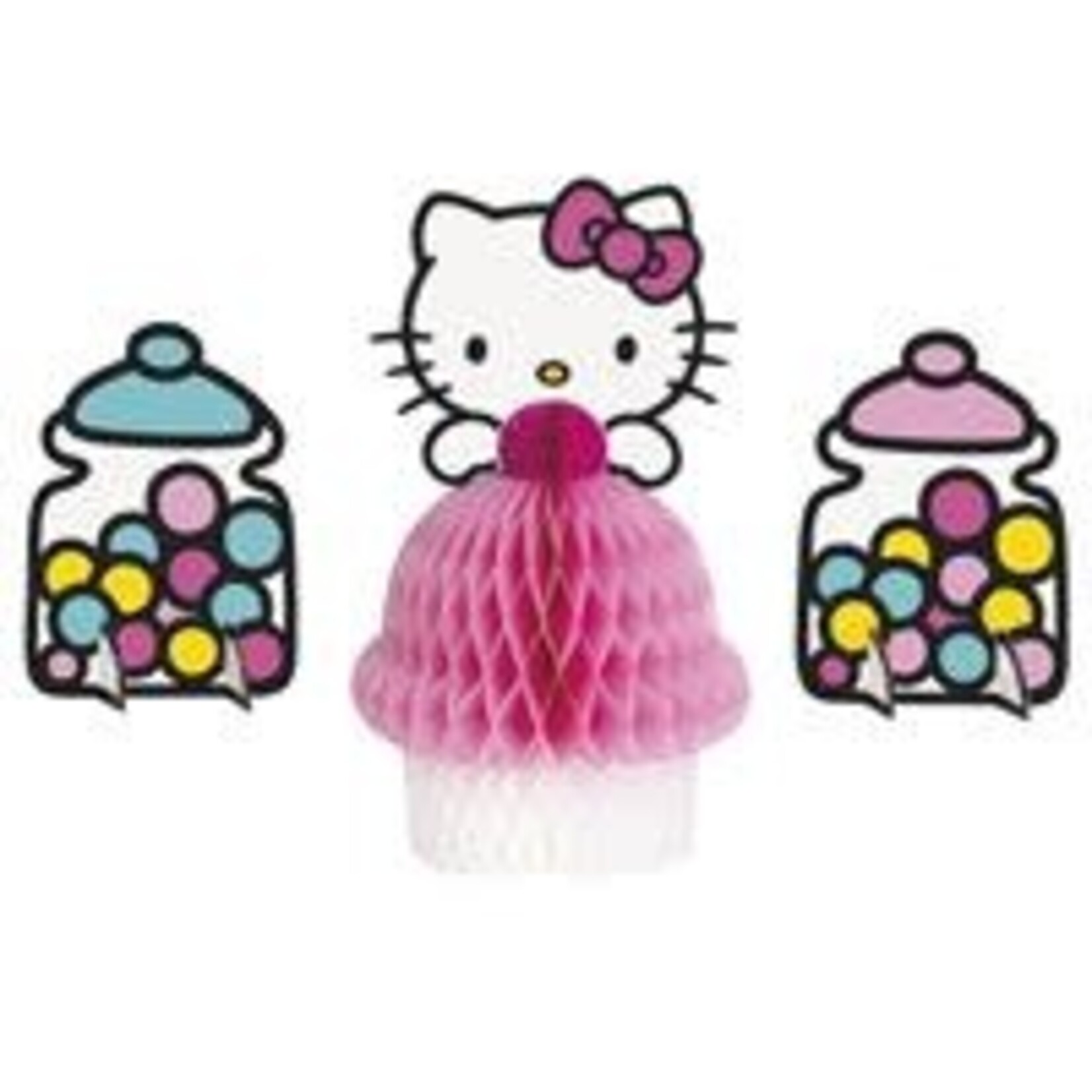 unique Hello Kitty Centerpiece Decoration Set - 3ct.