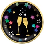 Amscan 7" Starlight New Year's Plates - 20ct.