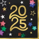 Amscan 2025 Starlight New Year's Napkins - 40ct.