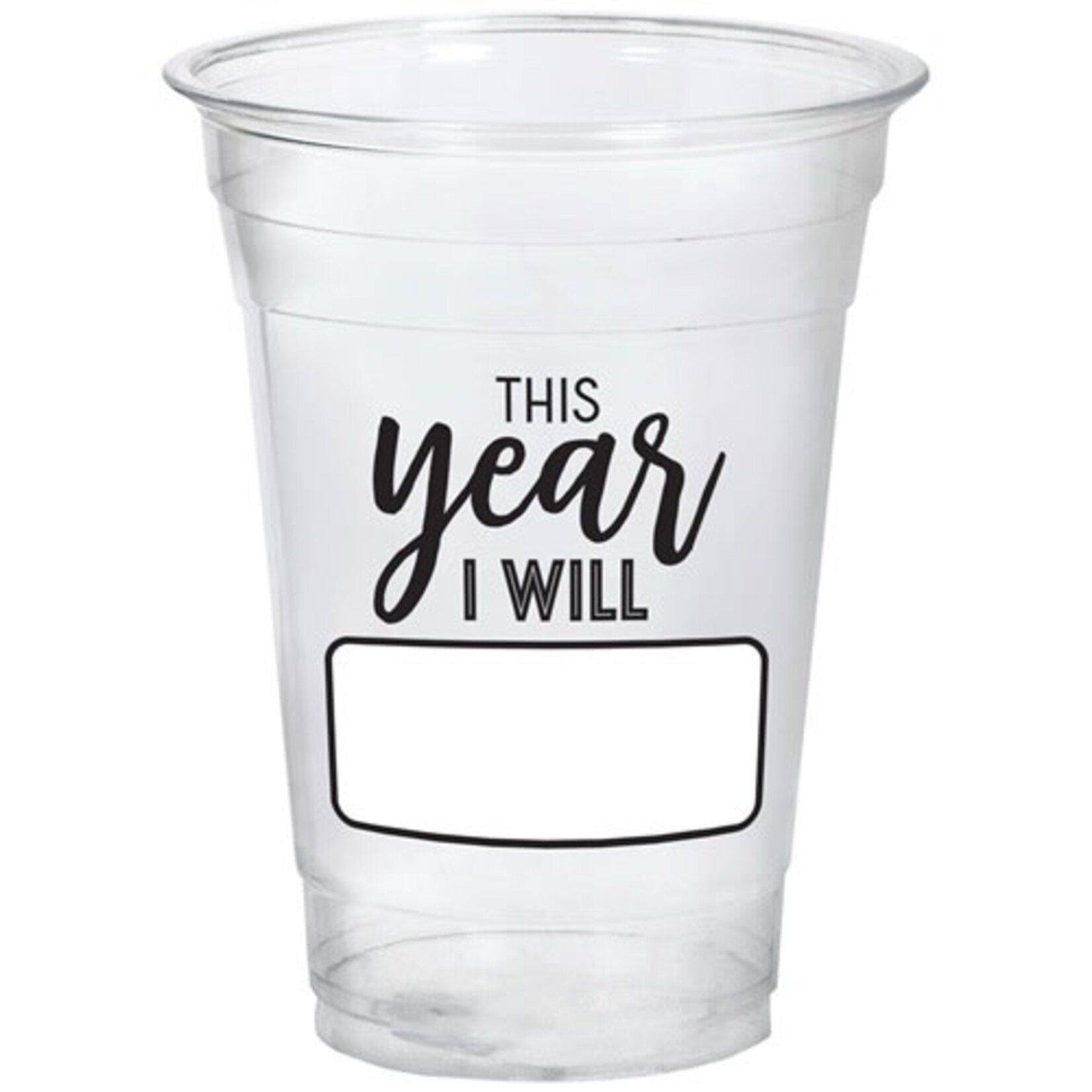 Amscan 16oz. New Year's "This Year I..." Party Cups - 20ct.