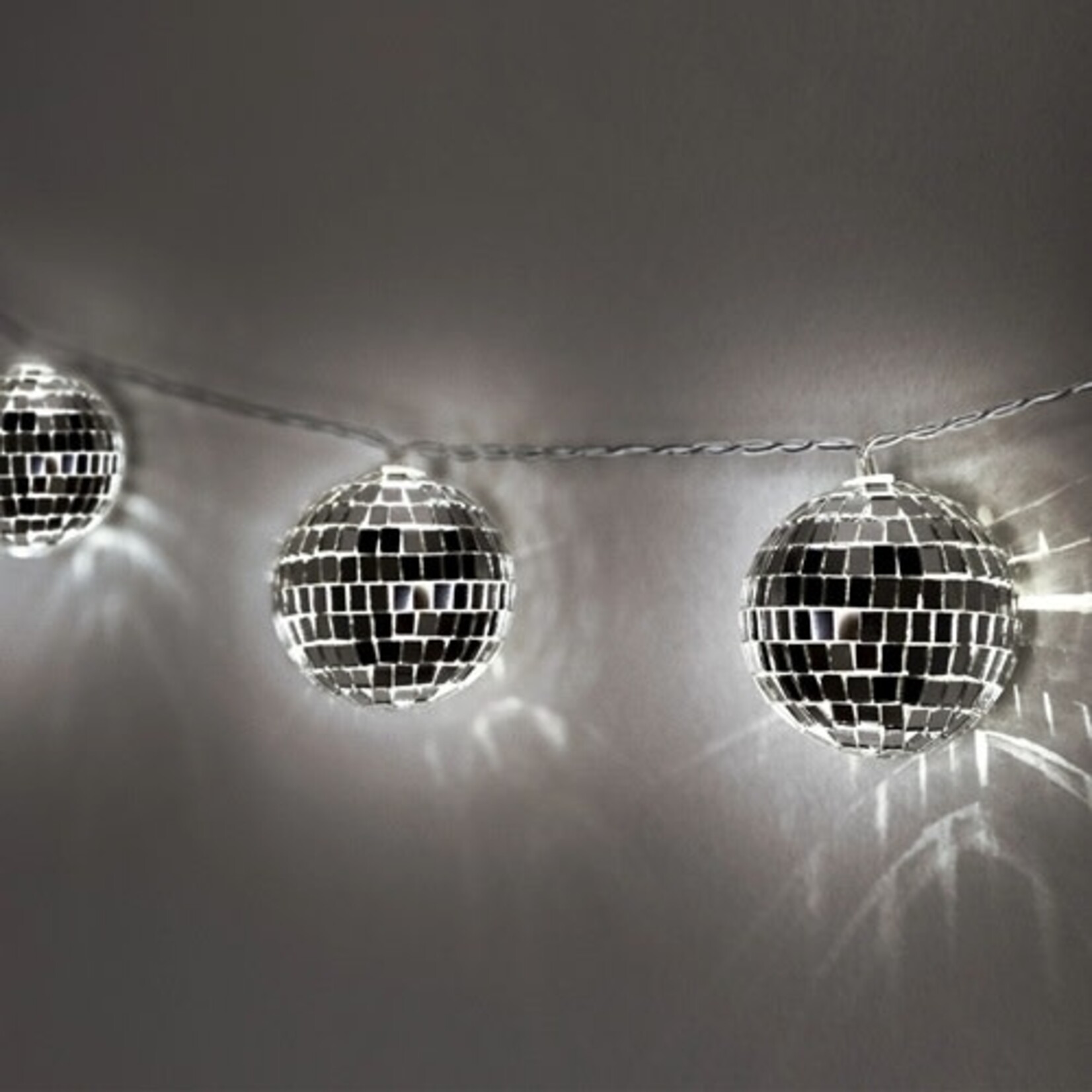 Amscan 10' Disco Ball LED String Lights