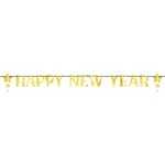 Amscan 12' Gold Happy New Year Banner - 1ct.