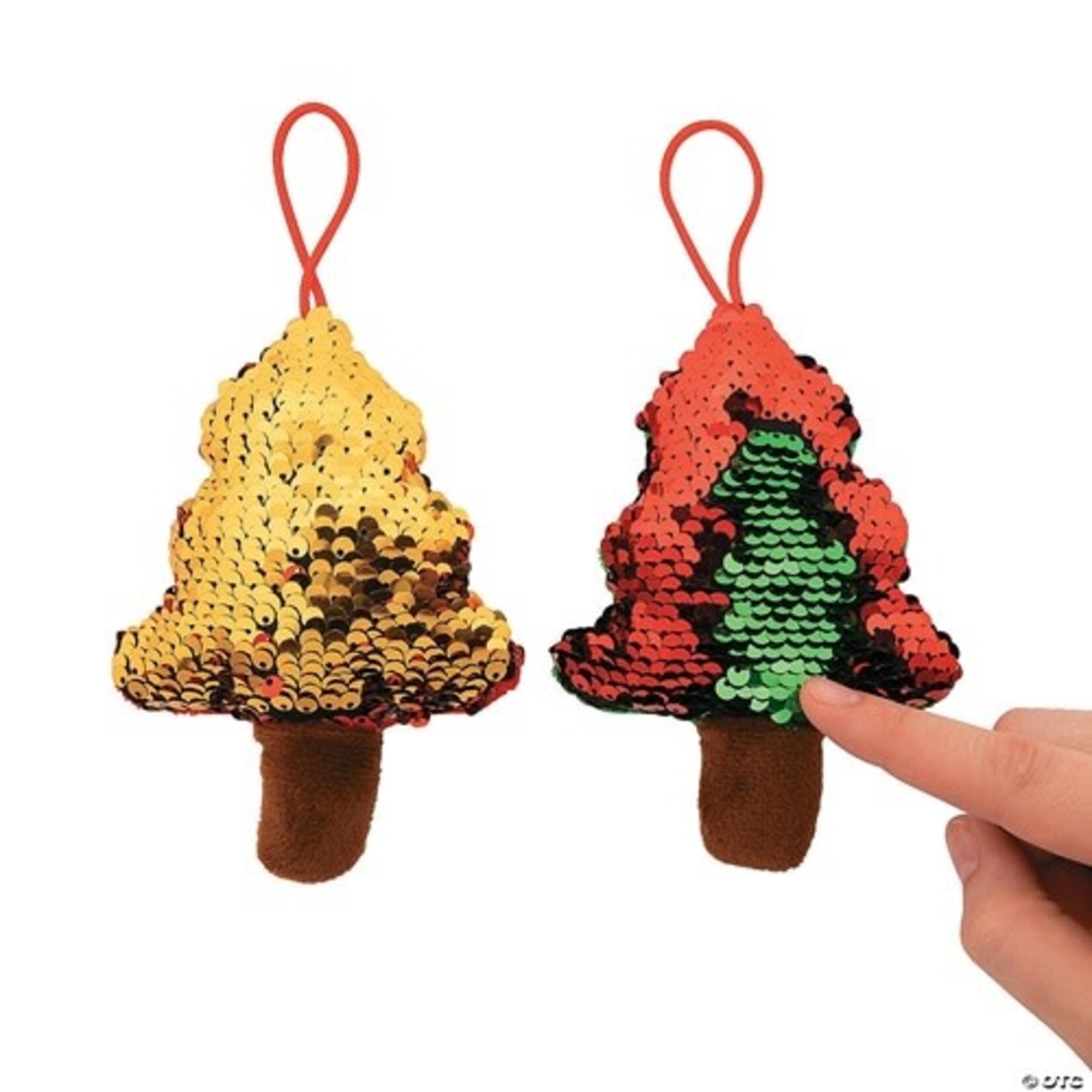 Fun Express Flipping Sequin Christmas Tree Favors - 1ct.