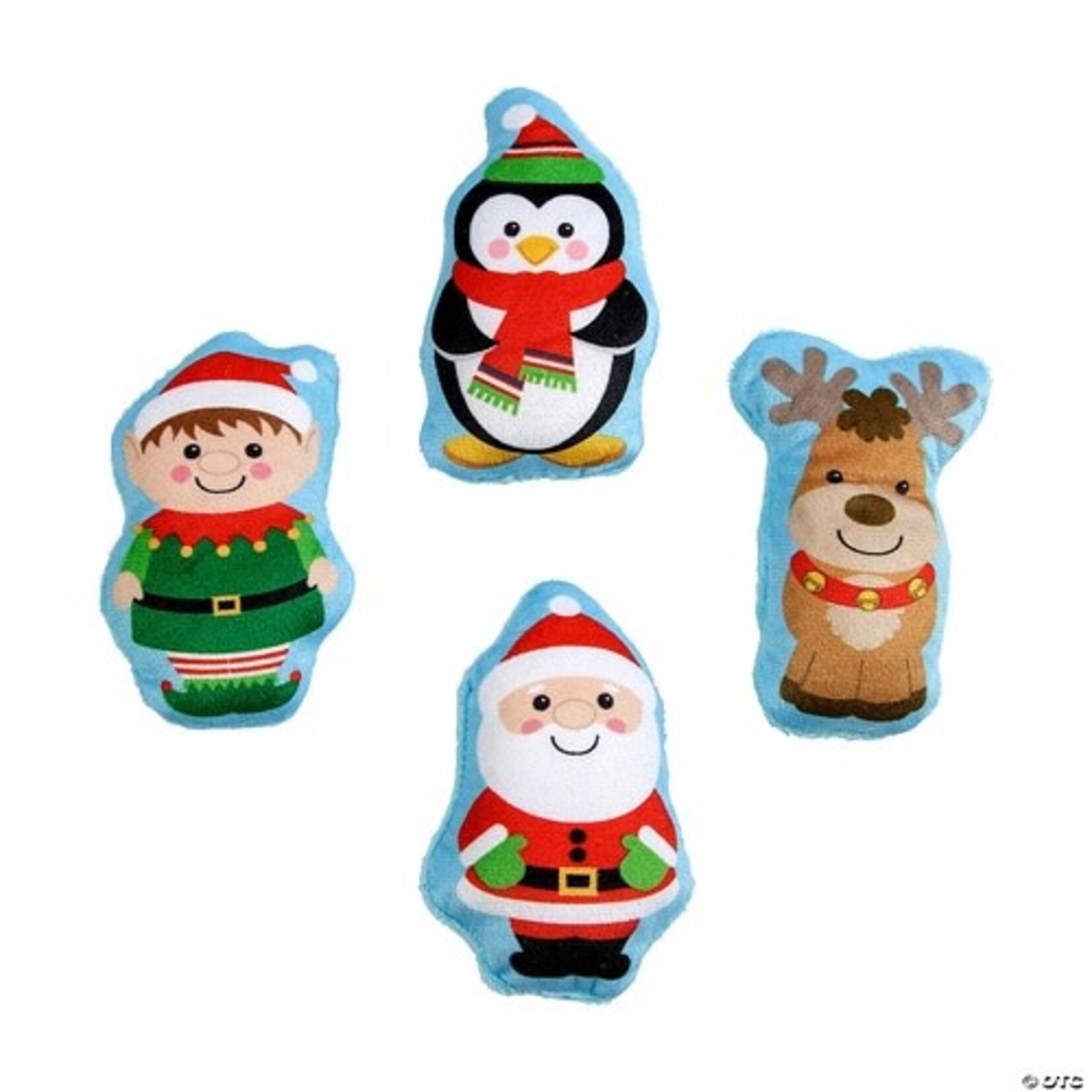 Fun Express 4" Plush Christmas Characters - 1ct. (Asst. Plush)