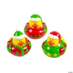 Fun Express Christmas Rubber Ducks - 1ct.