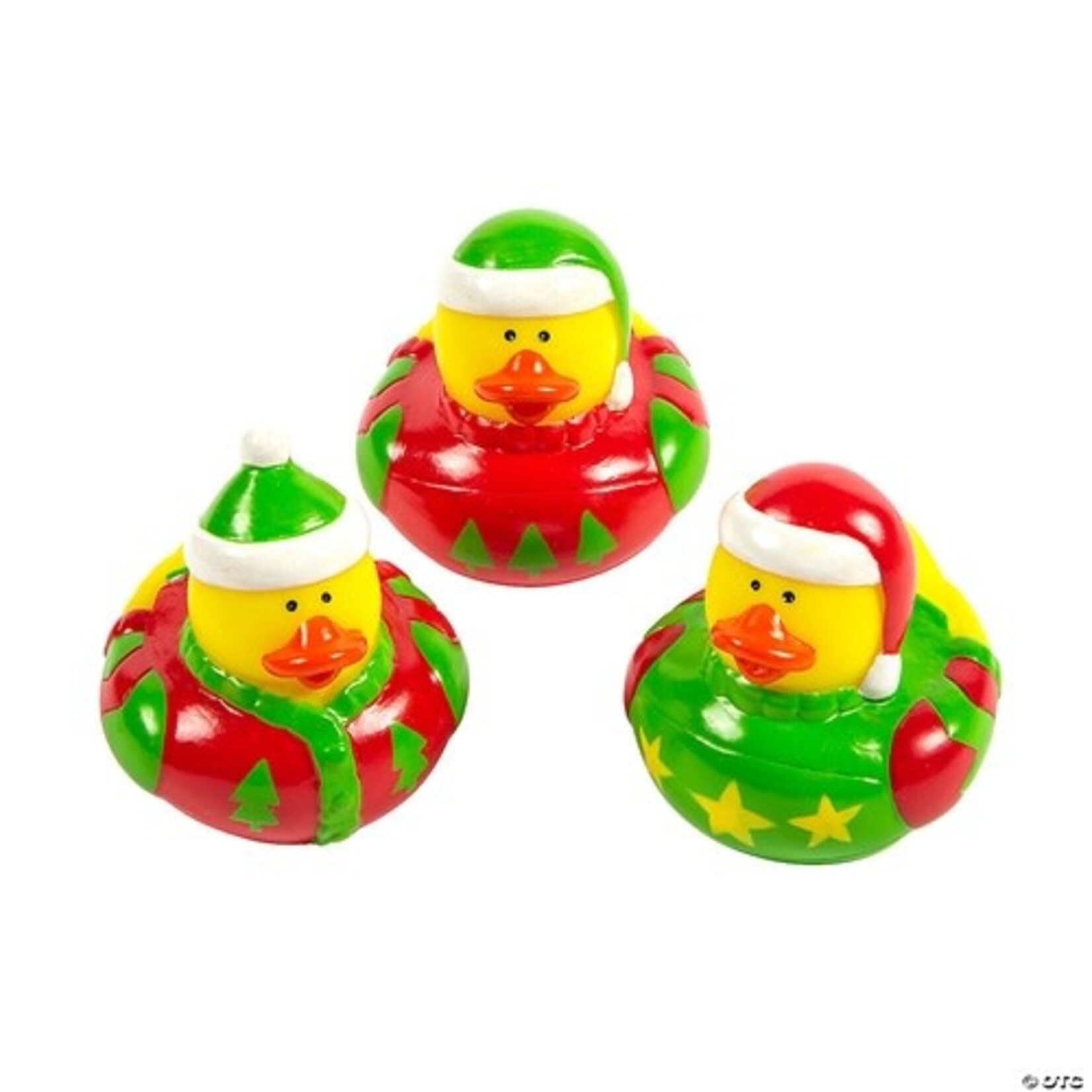Fun Express Christmas Rubber Ducks - 1ct.