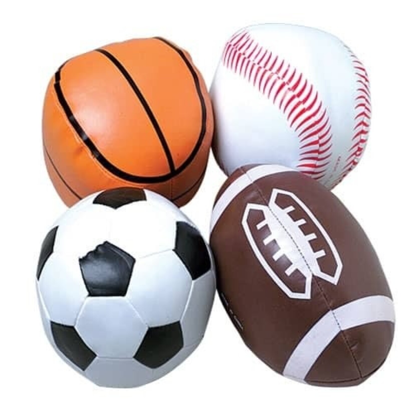 us toy 4" Soft Sports Foam Balls - 1ct. (Asst. Types)