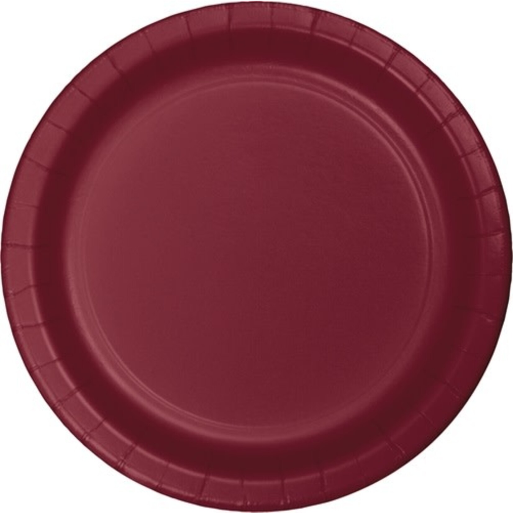 Creative Converting 9" Burgundy Plates - 24ct.
