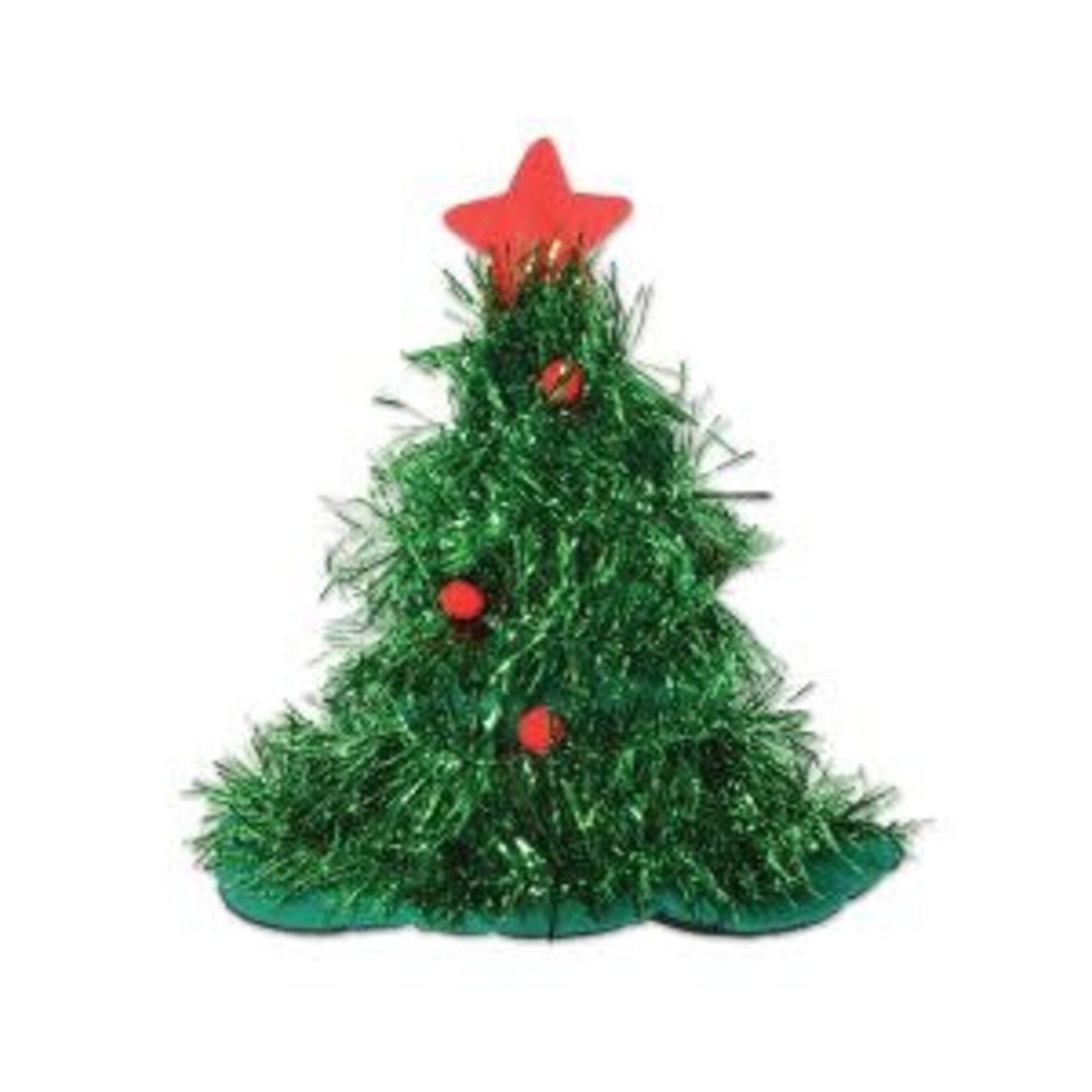 Beistle Tinsel Christmas Tree Hat - 1ct.