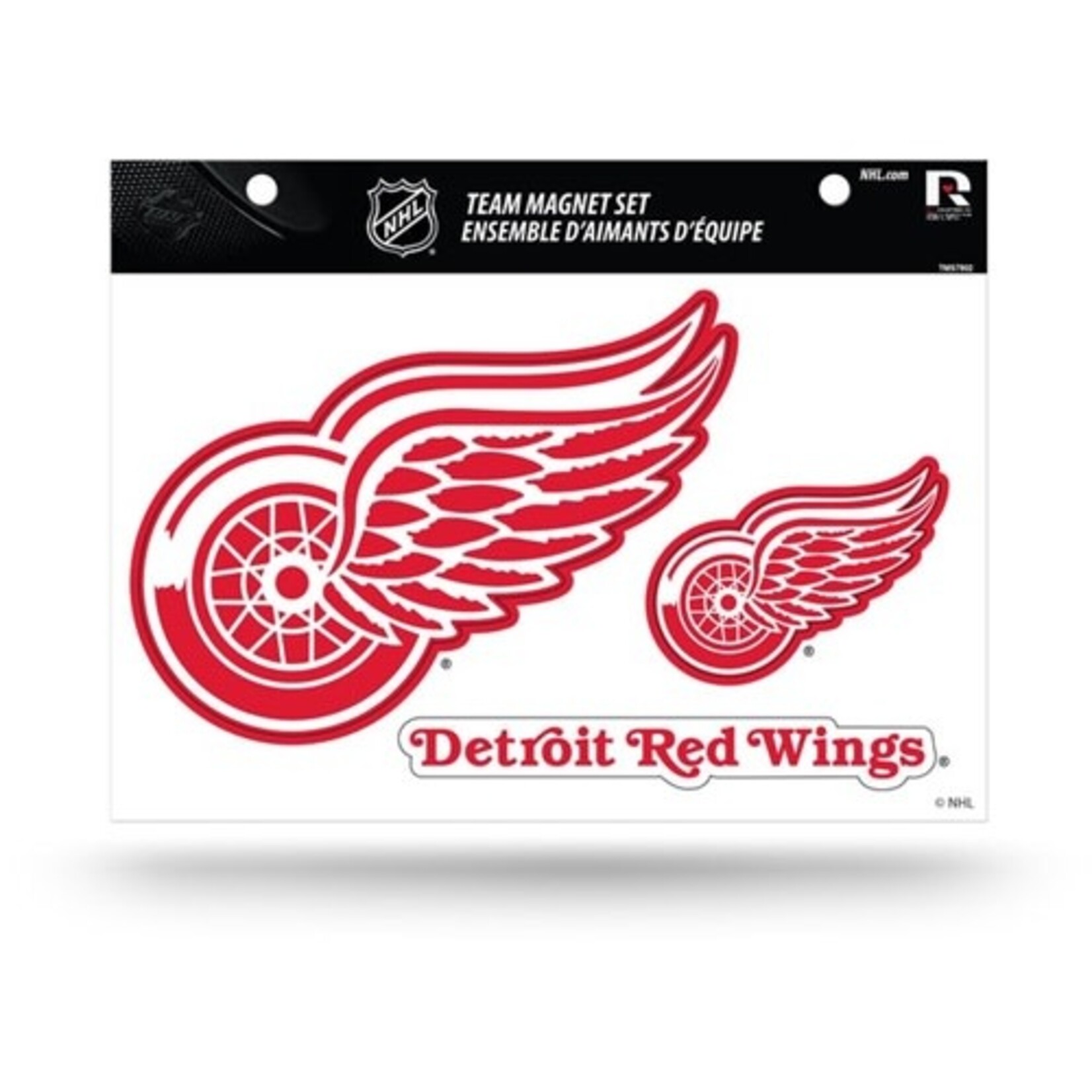 Rico Industries Detroit Red Wings Team Magnet Set - 3ct.