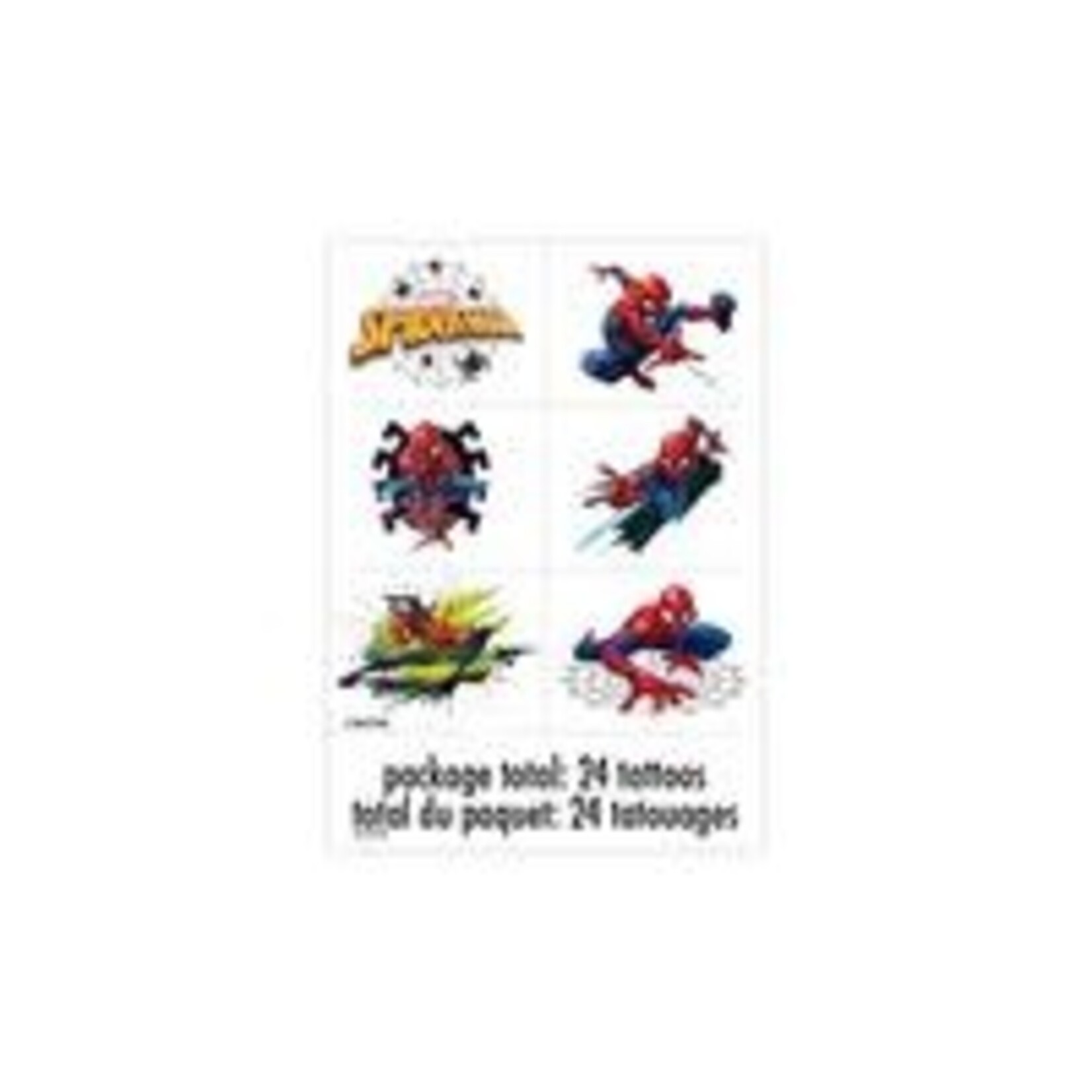 unique Spiderman Tattoo Favors - 24ct.