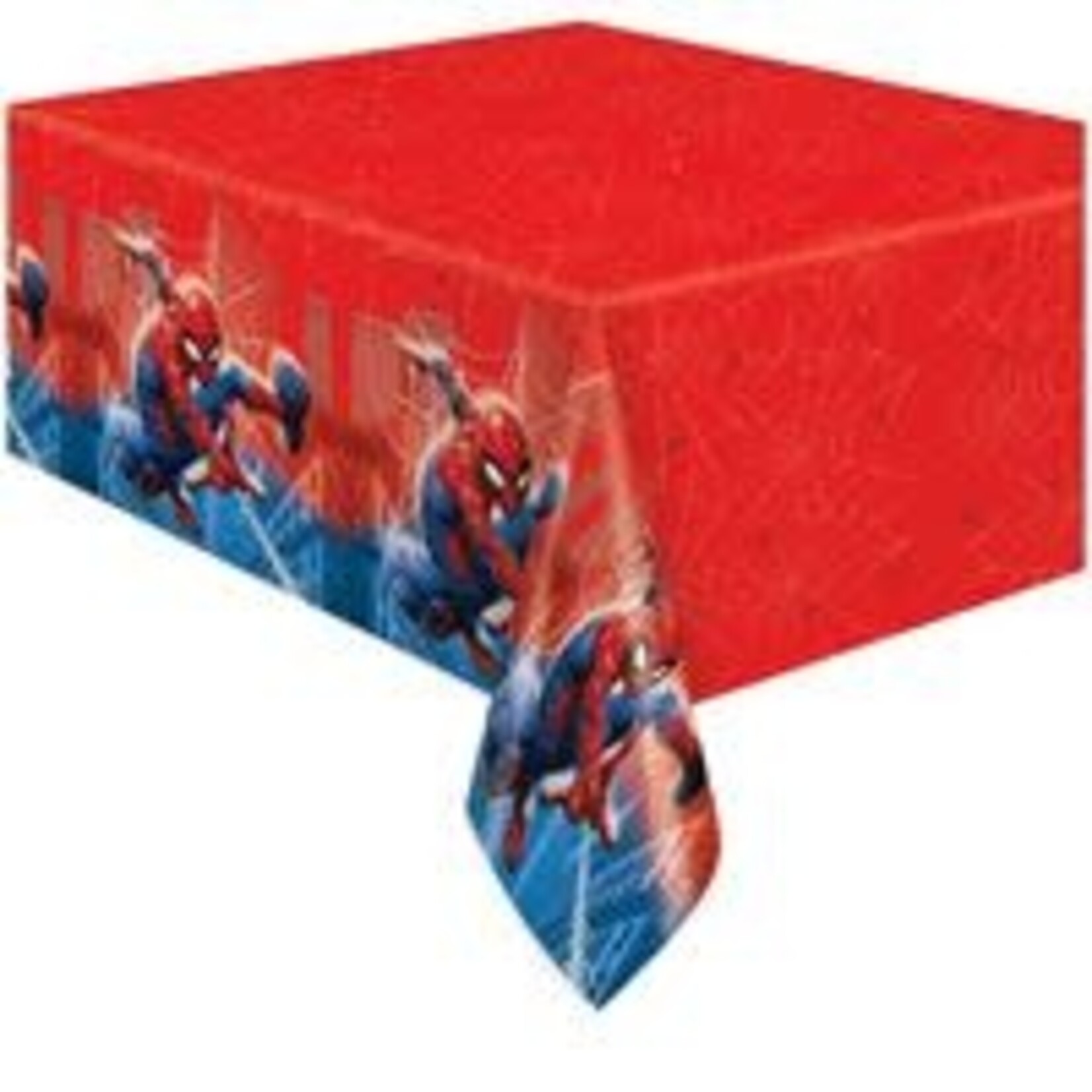 unique Spiderman Plastic Tablecover - 1ct. (54" x 84")