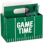 unique Game Time Utensil / Flatware Caddy - 1ct.