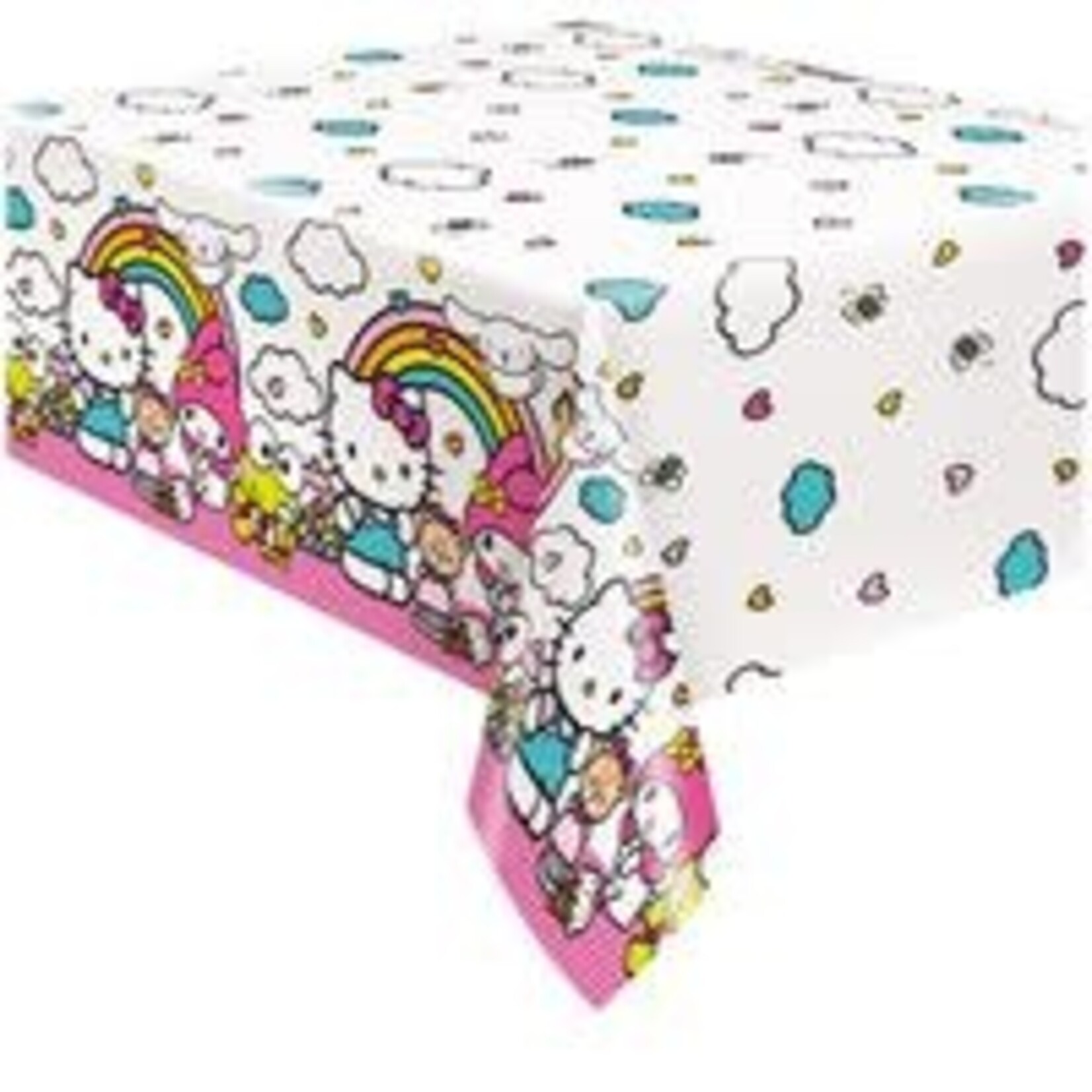 unique Hello Kitty Plastic Tablecover - 1ct. (54" x 84')