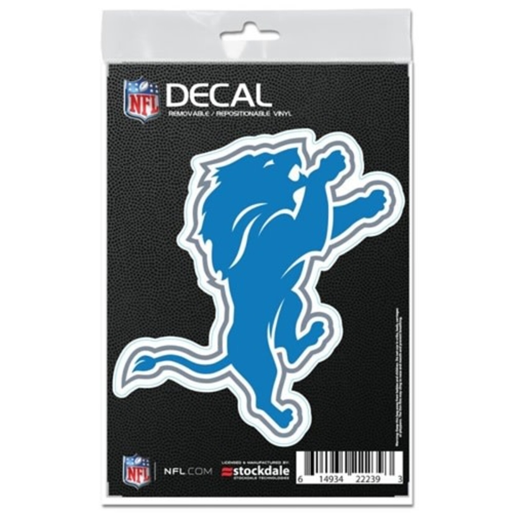 Wincraft Inc. Detroit Lions Logo Decal - 1ct. (3" x 5")