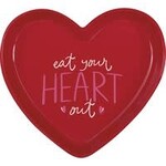 unique 15" Valentine's Day "Eat Your Heart Out" Serving Tray - 1ct.