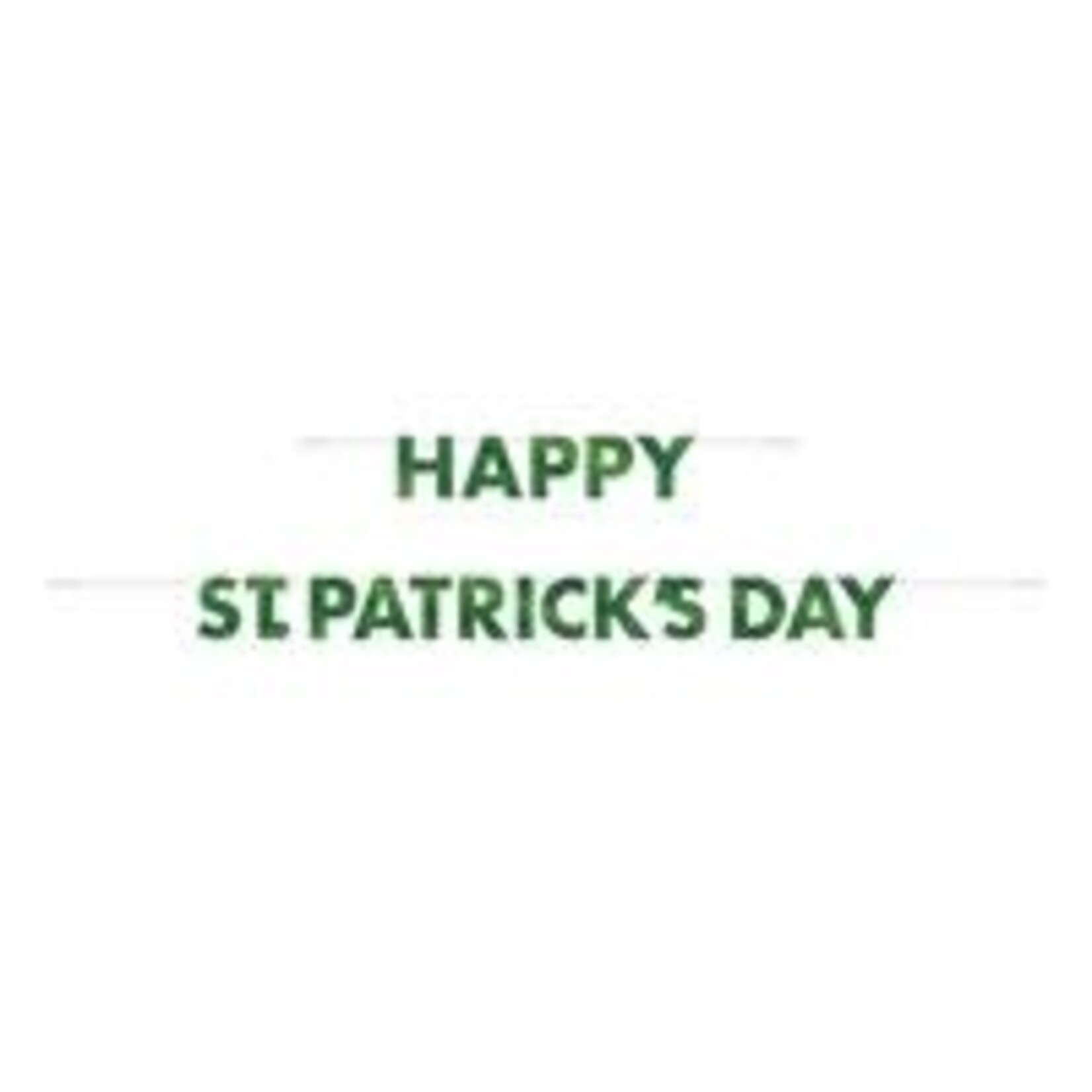 unique 10' Happy St. Patrick's Day Banner - 1ct. (2pc.)