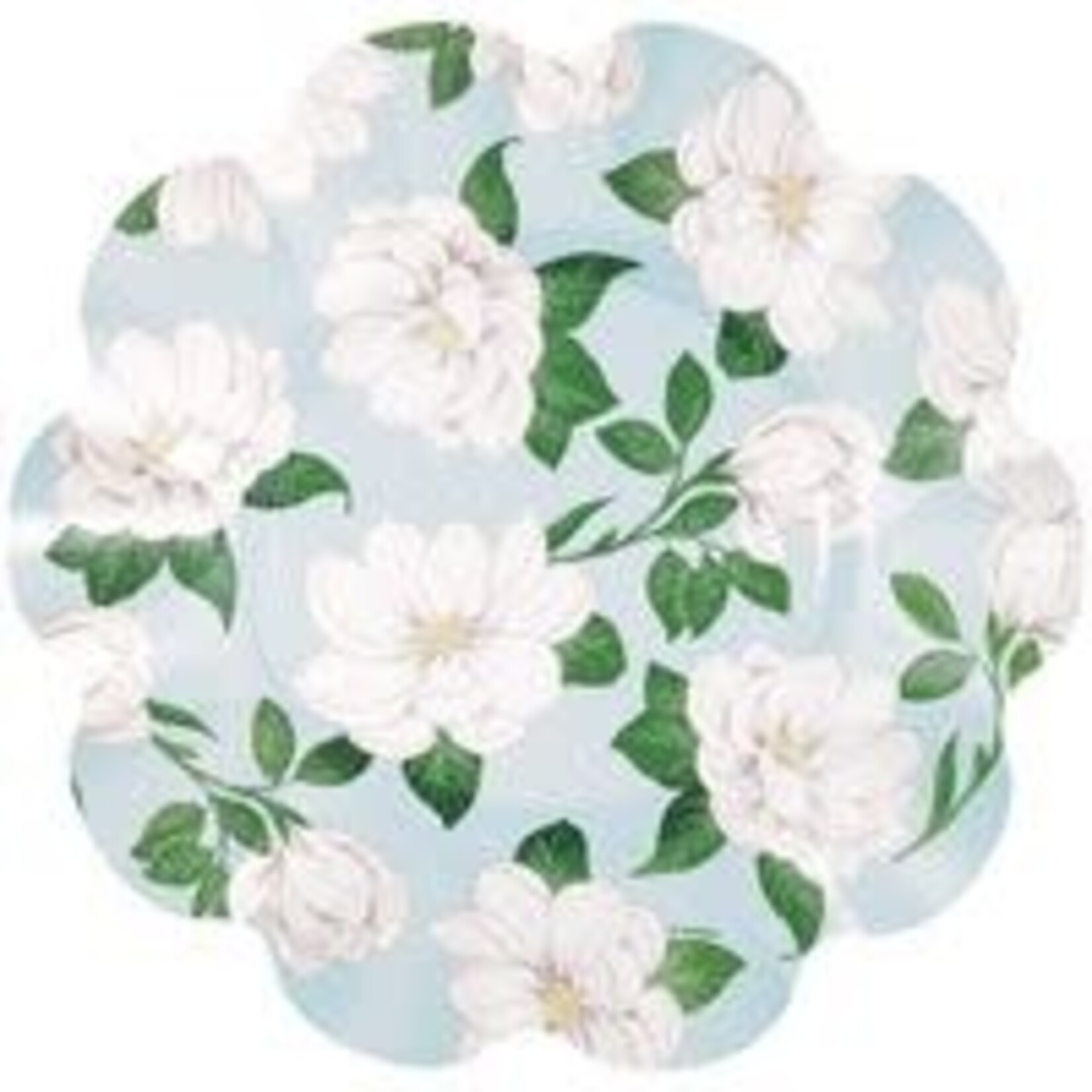 unique 10" Garden Party Ruffle Plates - 8ct.