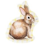 unique 8" Classic Easter Bunny Shaped Plates - 8ct.