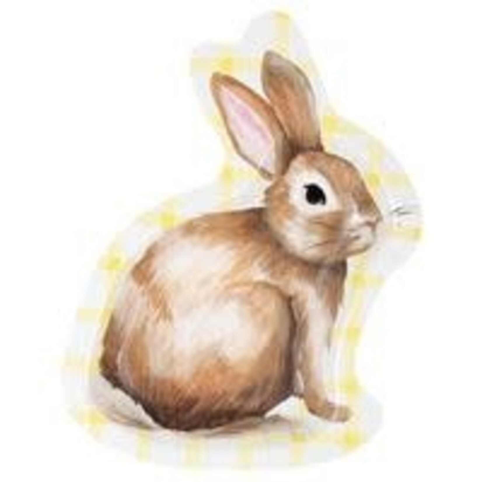 unique 8" Classic Easter Bunny Shaped Plates - 8ct.