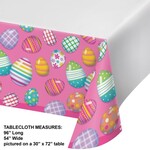 Creative Converting Happy Eggster Paper Tablecloth - 1ct. (54" x 96")