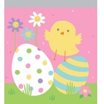 Creative Converting Easter Chick w/ Eggs Zipper Treat Bag - 10ct.