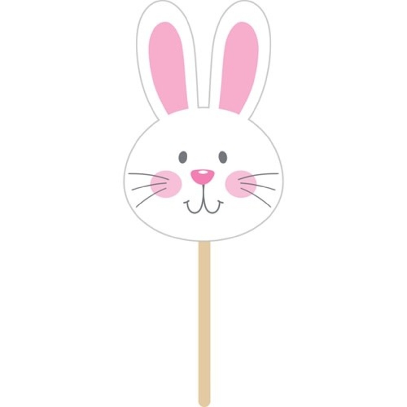 Creative Converting 4" Easter Bunny Part Picks - 50ct.