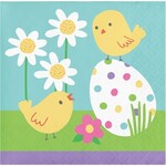 Creative Converting Hippity Hoppity Easter Beverage Napkins - 16ct.
