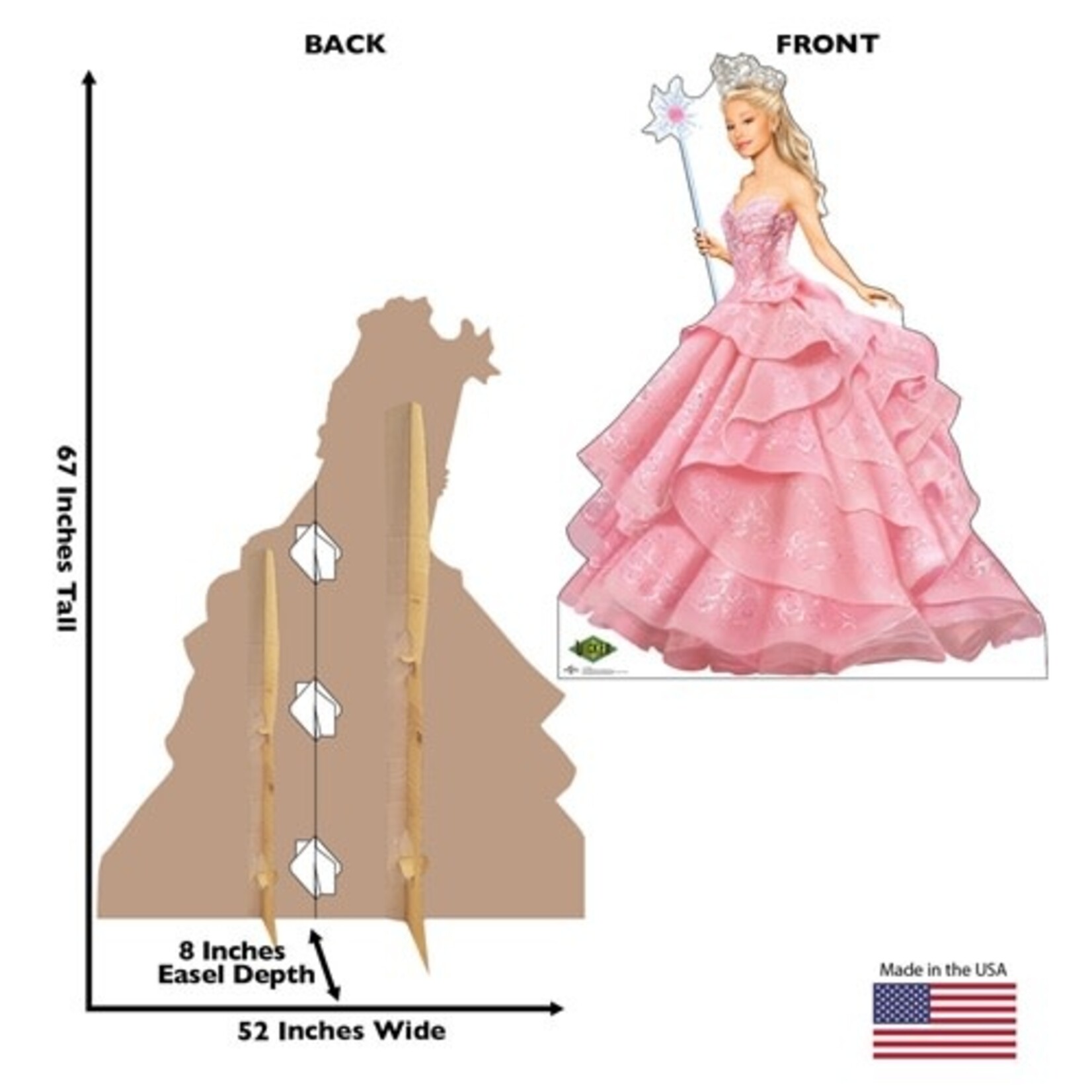 Advanced Graphics Glinda From Wicked Life-Size Cutout - 1ct. (67" x 52")