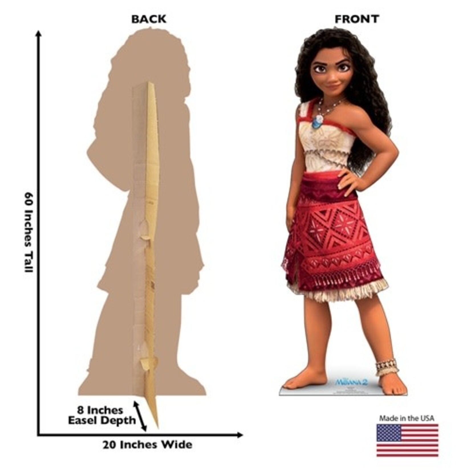 Advanced Graphics Disney's Moana Life-Size Cutout - 1ct. (60" x 20")