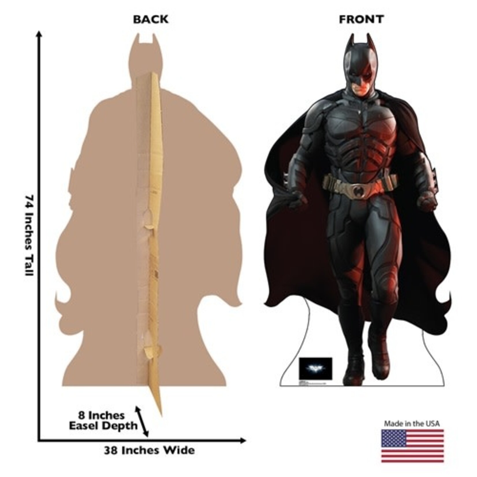 Advanced Graphics Batman (The Dark Knight Rises) Life-Size Cutout - 1ct. (74" x 39")