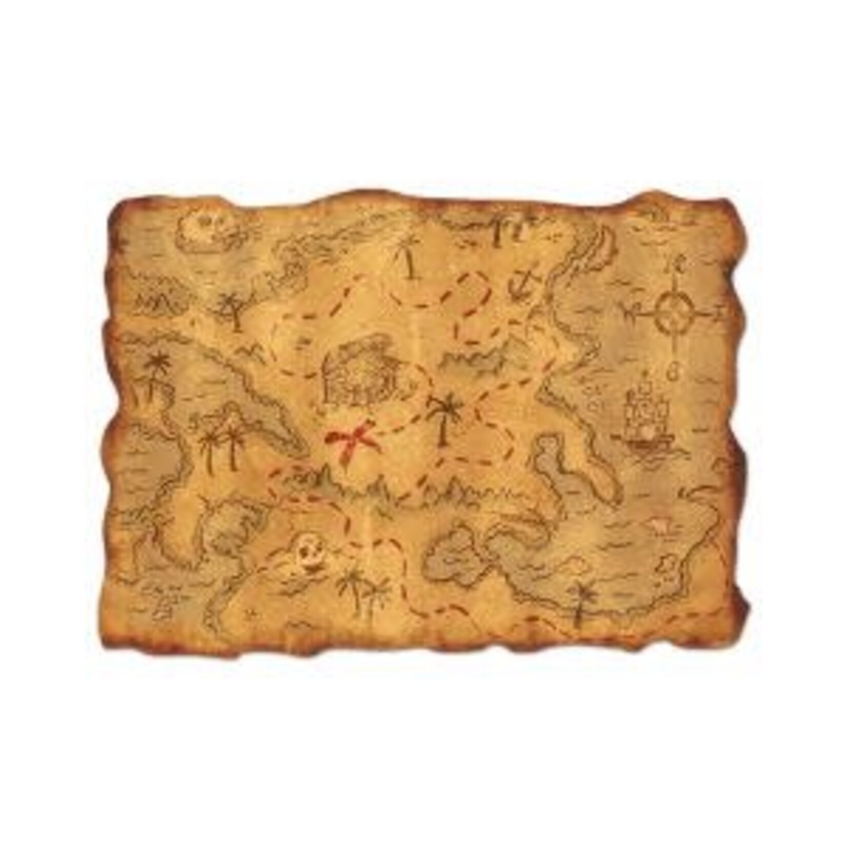 Beistle Treasure Map - 1ct. (12" x 18")