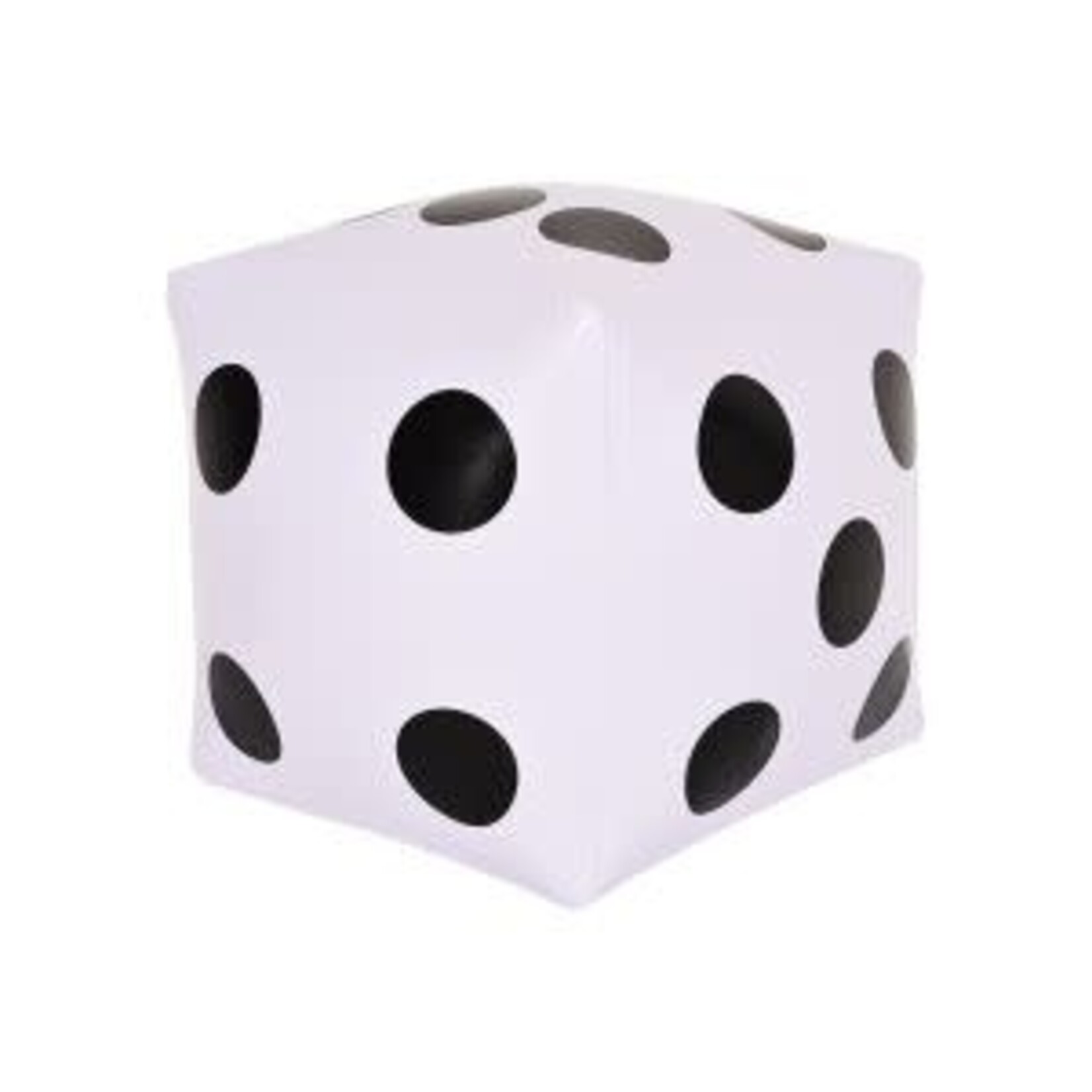 Beistle 15" Inflatable White Dice - 2ct.