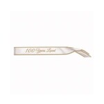 Beistle 100 Years Loved Satin Sash - 1ct.