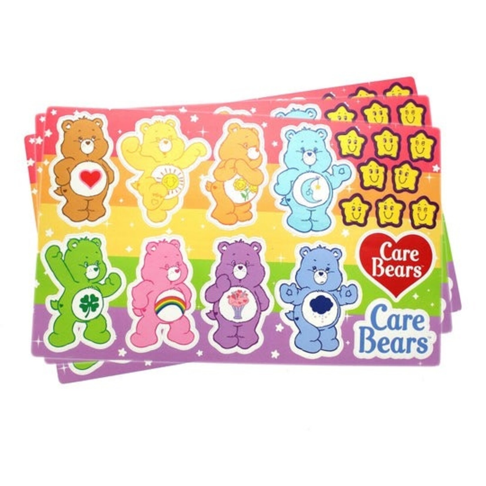 Prime Party Care Bears Sticker Sheets - 8ct.