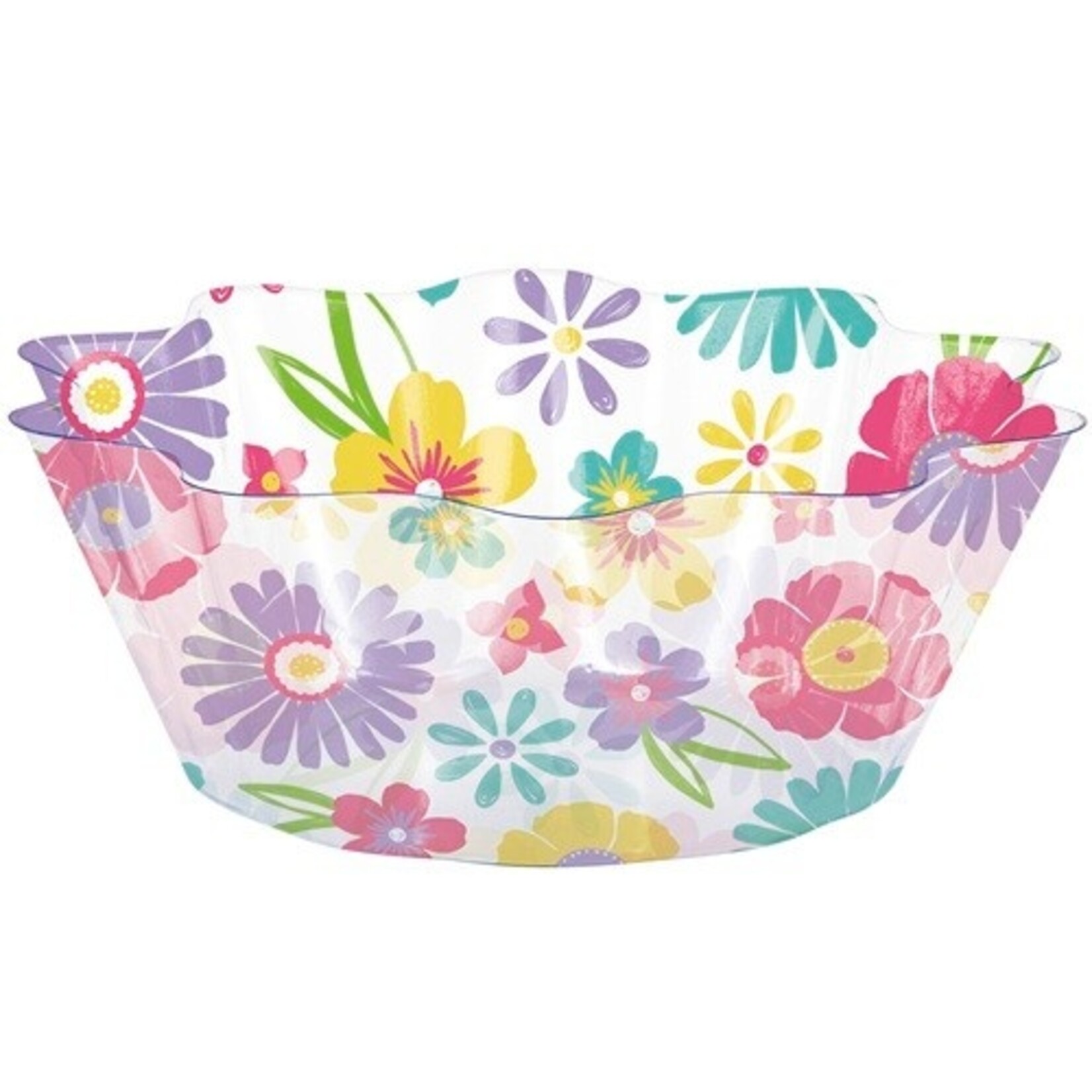 Creative Converting 8" Spring Florals Snack Bowl - 1ct.