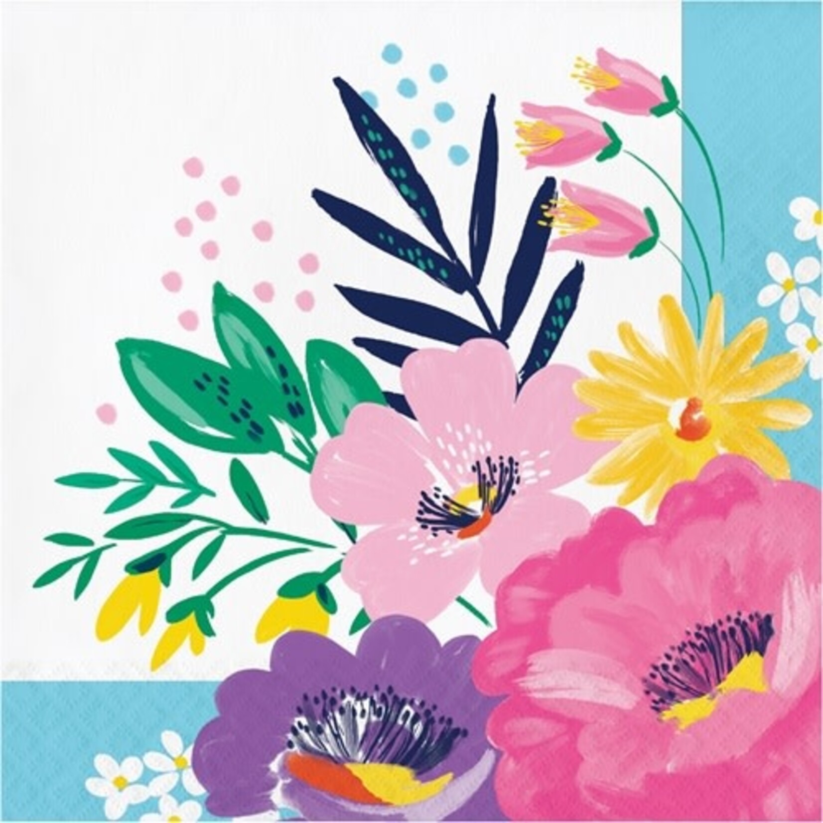 Creative Converting Fresh Florals Lunch Napkins - 16ct.