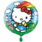 unique 18" Hello Kitty Mylar Balloon - 1ct.