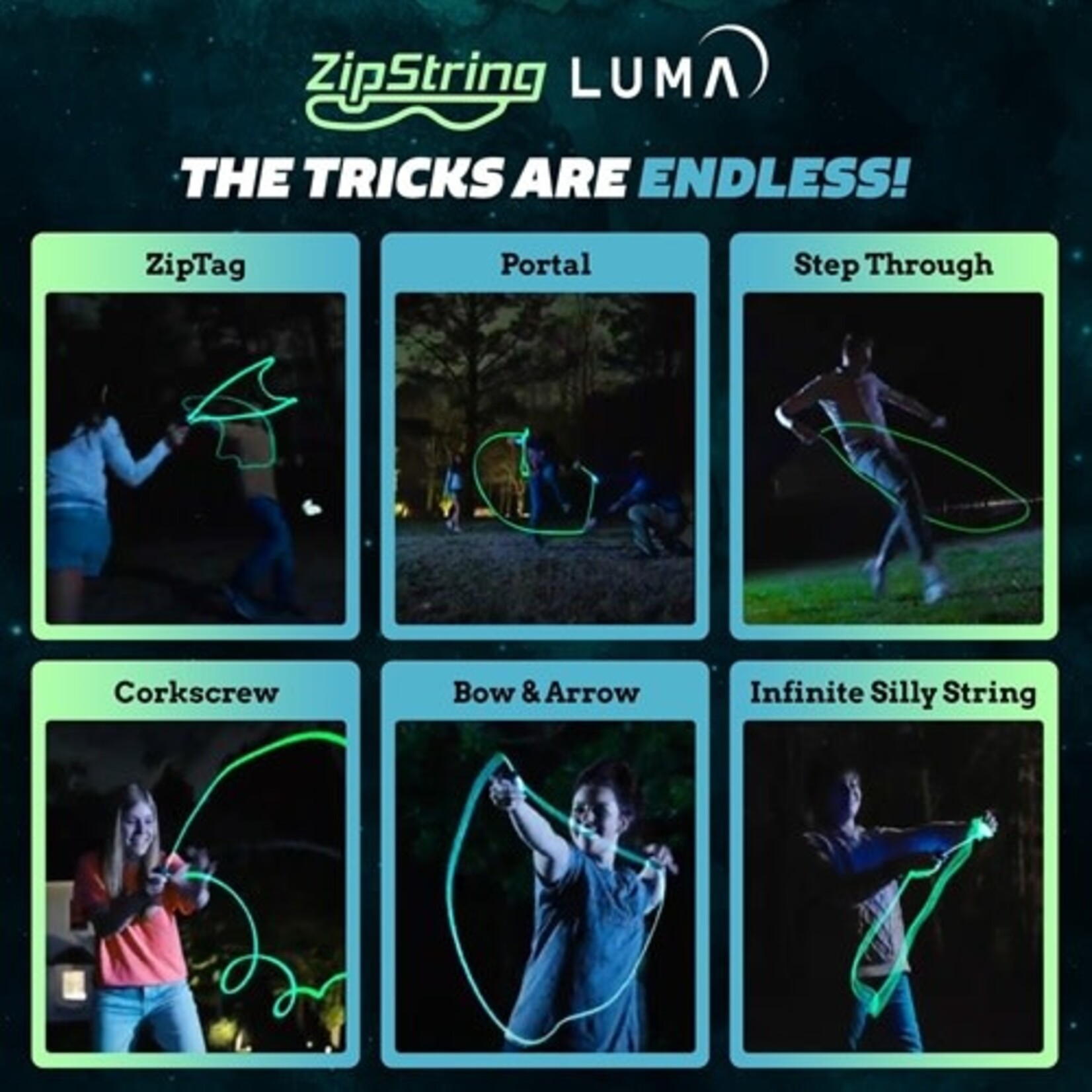 ZipString ZipString Luma - Glow In The Dark - 1ct.