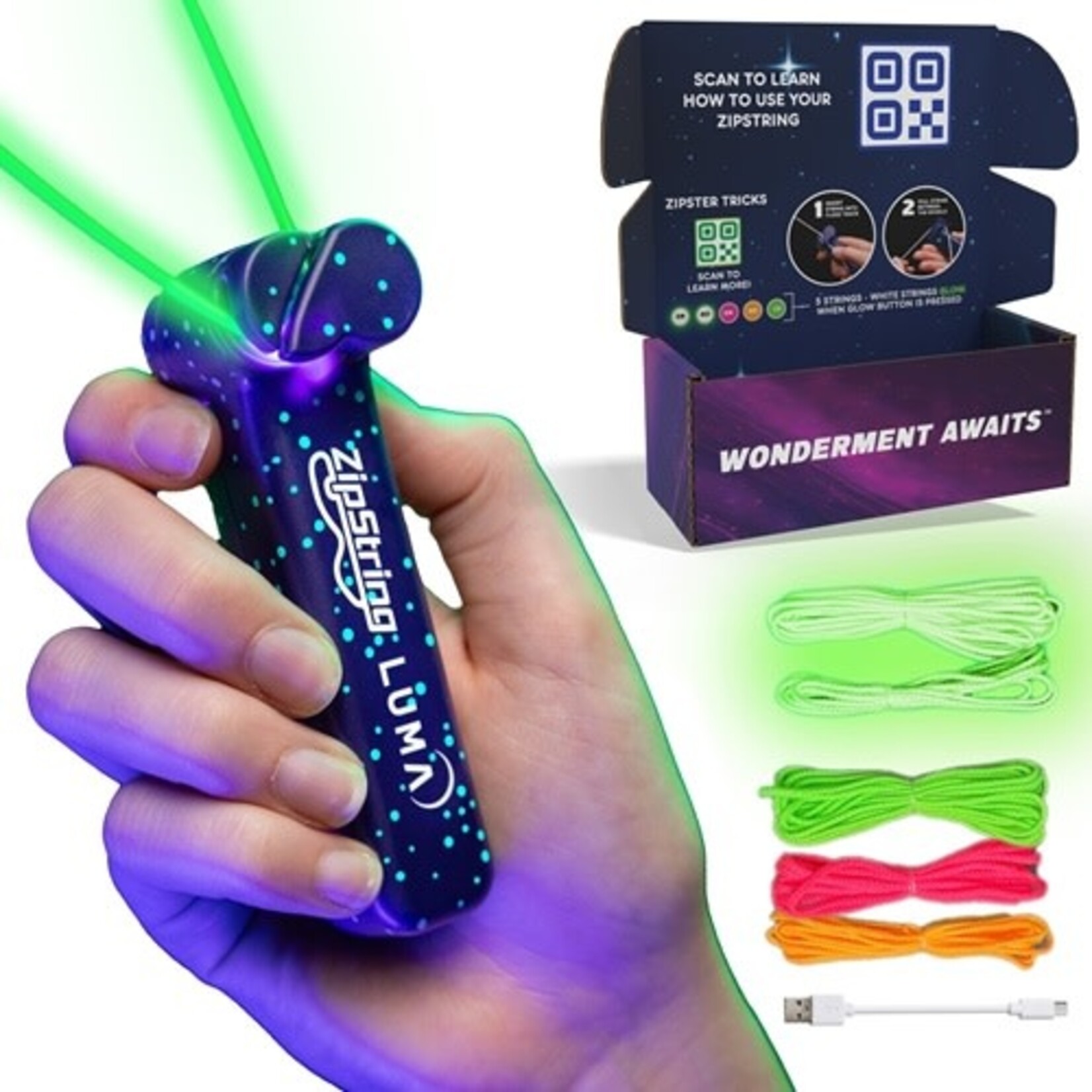 ZipString ZipString Luma - Glow In The Dark - 1ct.