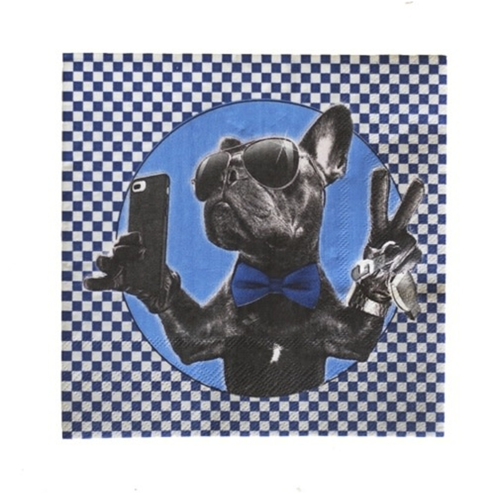 Havercamp Cool Bulldog Lunch Napkins - 16ct.