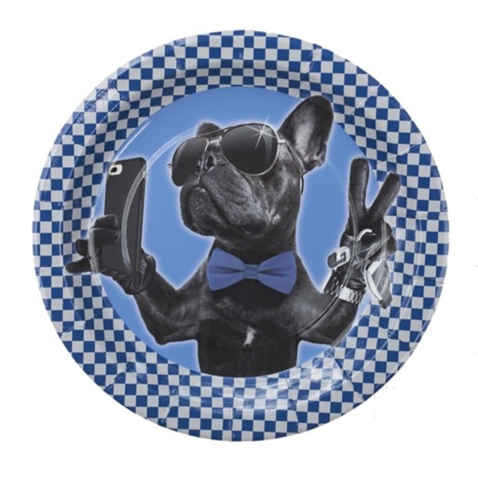 Havercamp 9" Cool Bulldog Plates - 8ct.
